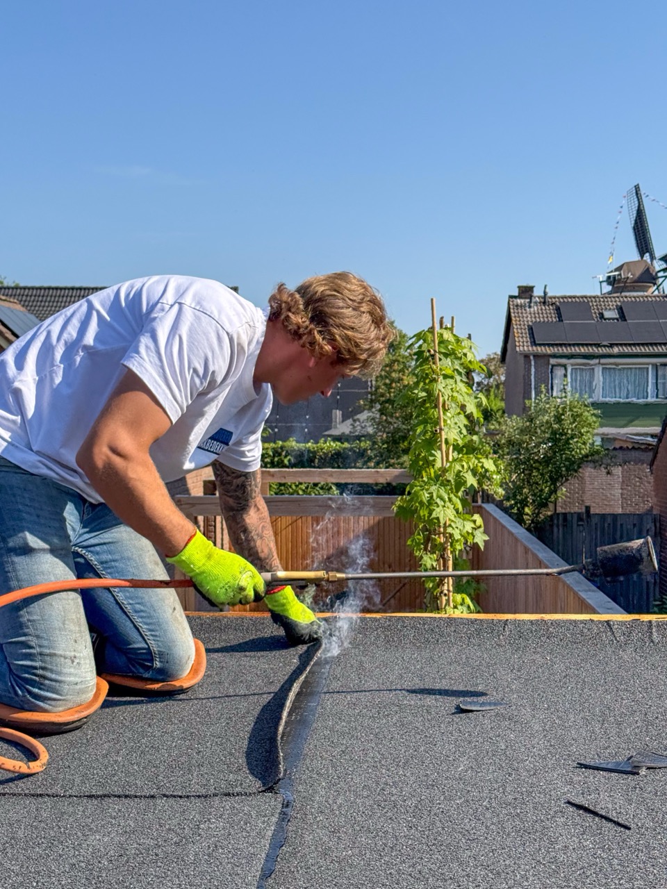 Dakwerkzaamheden in Kesteren