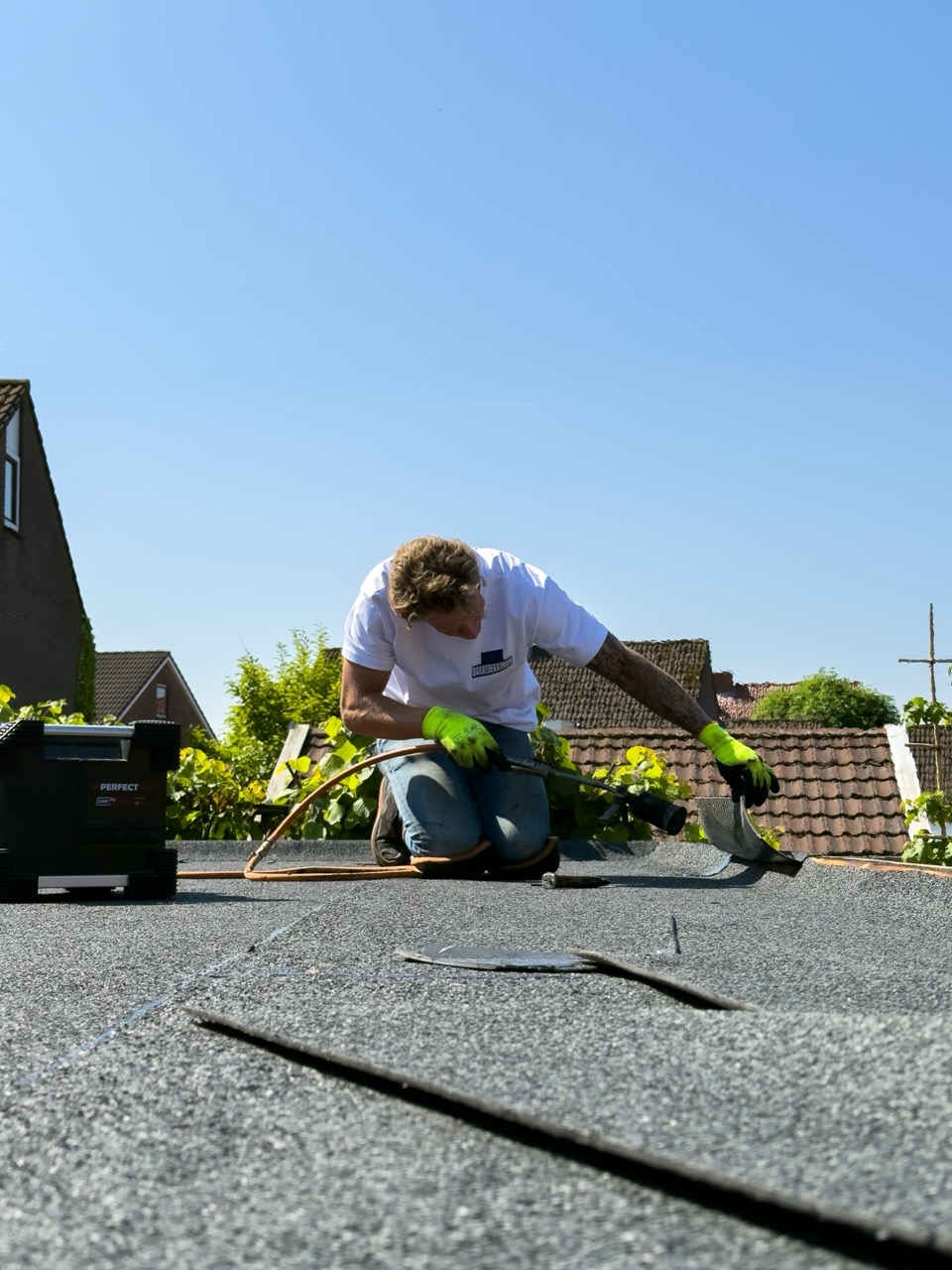 Dakwerkzaamheden in Rhenen